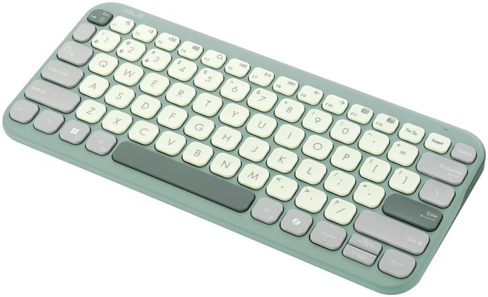 ASUS Marshmallow Keyboard KW100 Verde QWERTY Español