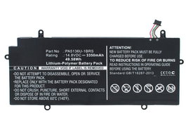 CoreParts Batería para Portátil Toshiba 52.00Wh Li-Pol 14.8V 3380mAh Negra