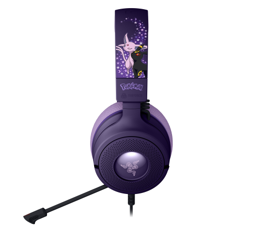 Razer Kraken V4 X – Espeon & Umbreon Edition Auriculares Alámbrico USB Type-C / Type-A Púrpura, Negro