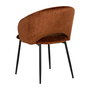 Silla Marrón Tejido-Metal Contract 58 X 60 X 80,50 cm (Set de 2)