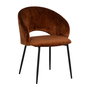 Silla Marrón Tejido-Metal Contract 58 X 60 X 80,50 cm (Set de 2)