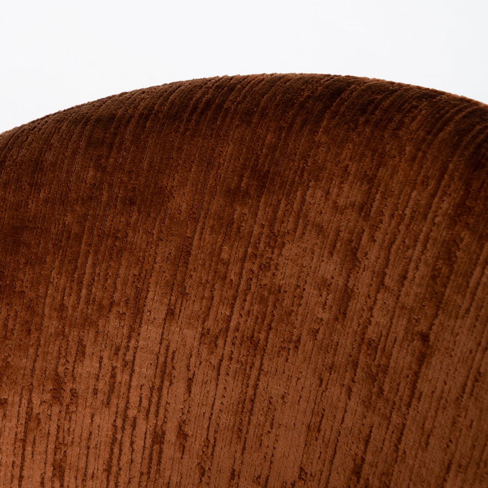 Silla Marrón Tejido-Metal Contract 58 X 60 X 80,50 cm (Set de 2)