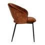 Silla Marrón Tejido-Metal Contract 58 X 60 X 80,50 cm (Set de 2)