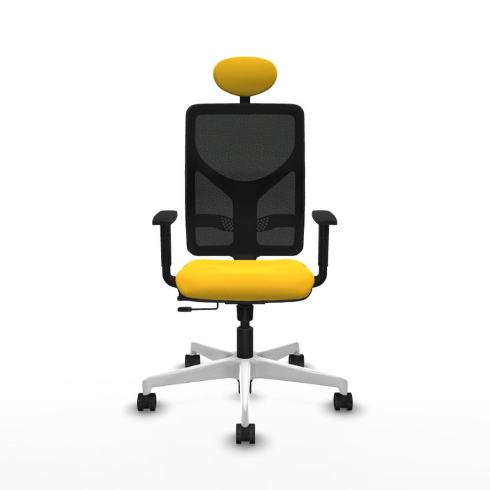 PIQUERAS Y CRESPO Silla de oficina Motilla Amarillo/Negro PIQUERAS Y CRESPO Silla de oficina Motilla Amarillo/Negro