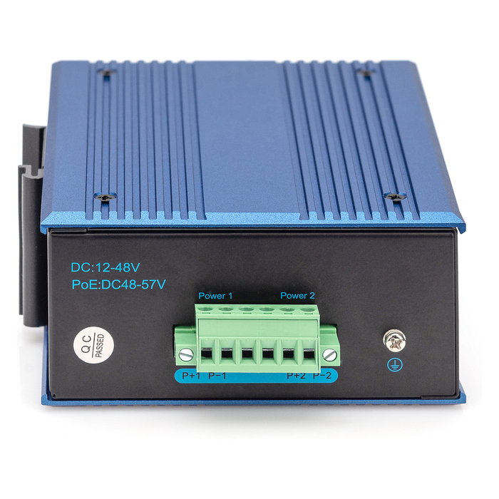 Digitus 4+2P Industrial Gigabit Ethernet PoE Switch No Administrado, 4 Puertos Gigabit Ethernet RJ-45, 2 Puertos SFP