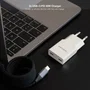 Nanocable Cargador de pared 2xUSB-C PD 30W Blanco