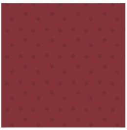 DKD Home Decor Set de 5 Manteles de Algodón Copo de Nieve Rojo para 4 Servicios