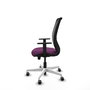 PIQUERAS Y CRESPO Silla de oficina Zulema con mecanismo Sincro/Traslack, Morado y Negro
