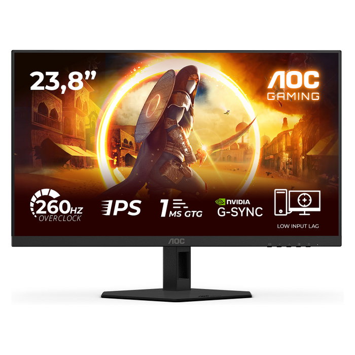 AOC 24G4ZRE Gaming 23.8 pulg. Full HD Fast IPS 260Hz HDR10