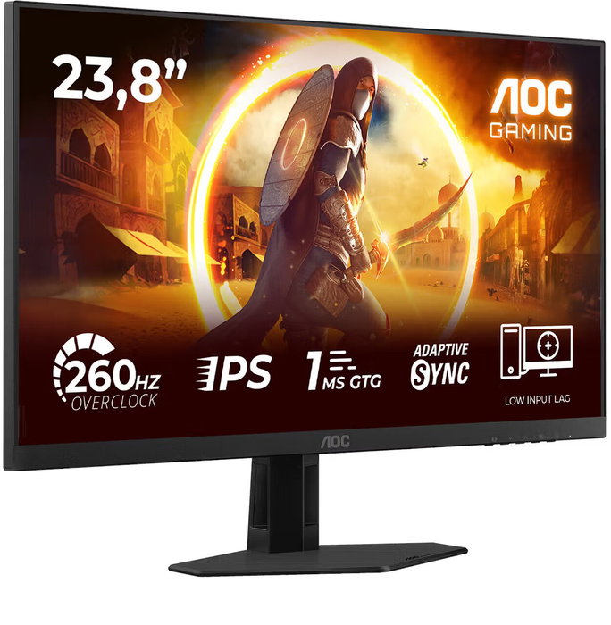AOC 24G4ZRE Gaming 23.8 pulg. Full HD Fast IPS 260Hz HDR10