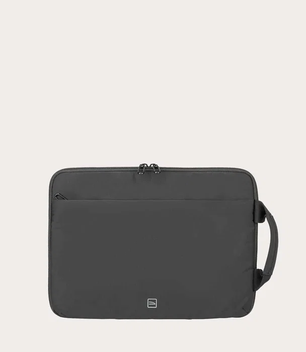 Tucano Sandy Funda para Portátil de 35,6 cm (14") Negro, Plástico Reciclado, Asa de Transporte, Resistente a Rayones y Polvo