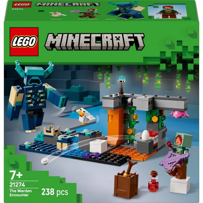 LEGO Minecraft El Encuentro con el Custodio, 238 piezas