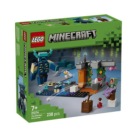 LEGO Minecraft El Encuentro con el Custodio, 238 piezas