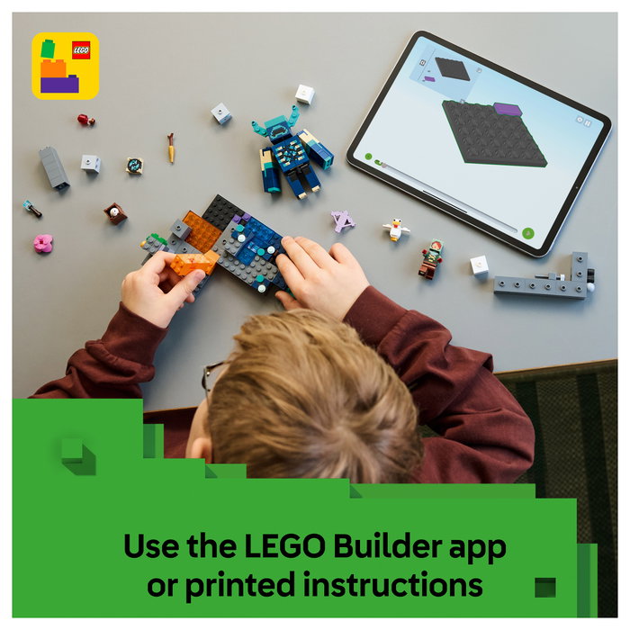 LEGO Minecraft El Encuentro con el Custodio, 238 piezas