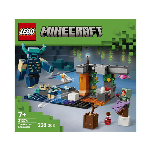 LEGO Minecraft El Encuentro con el Custodio, 238 piezas