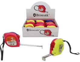 POESSA Flexómetro Bismark 3 metros x 19 mm (Caja de 10 unidades)