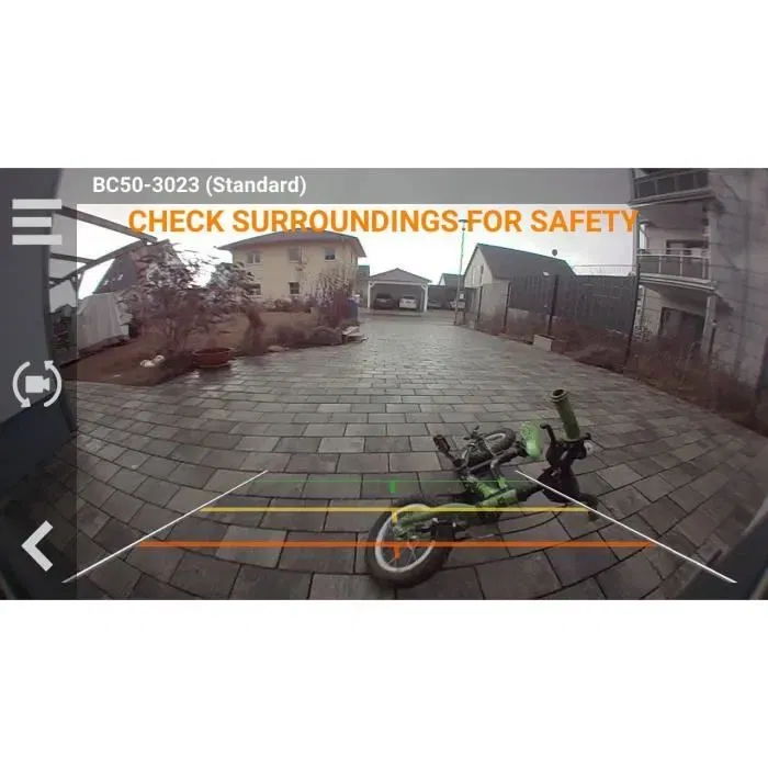 Garmin BC50 Cámara de inversión inalámbrica con soporte para el soporte de matrícula y fijación