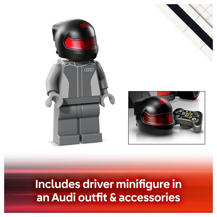 LEGO Speed Champions Audi Revolut F1 Team R26 Coche de carreras 77259