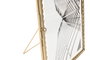DKD Home Decor Marco de Fotos 15x20 Metal y Cristal Dorado