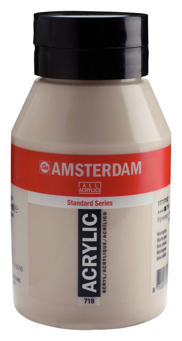 Amsterdam Amsterdam Standard Series Colores Acrílicos Gris Cálido 718 Amsterdam Amsterdam Standard Series Colores Acrílicos Gris Cálido 718