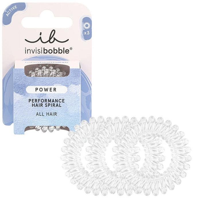 Invisibobble Power Crystal Clear 3 unidades