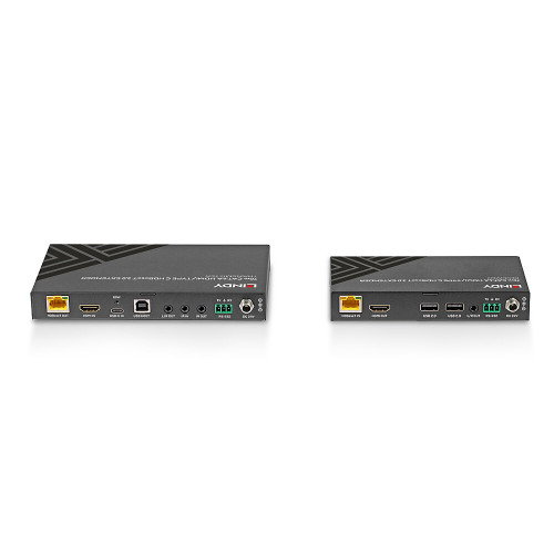 Lindy 38346 Extensor KVM HDBaseT 3.0 4K60 HDMI y Type C Negro Lindy 38346 Extensor KVM HDBaseT 3.0 4K60 HDMI y Type C Negro