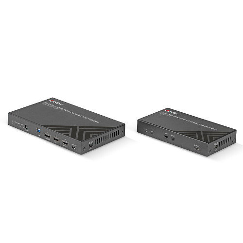 Lindy 38346 Extensor KVM HDBaseT 3.0 4K60 HDMI y Type C Negro Lindy 38346 Extensor KVM HDBaseT 3.0 4K60 HDMI y Type C Negro