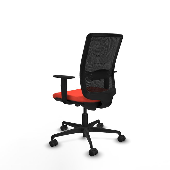 PIQUERAS Y CRESPO Silla de oficina Haches Naranja oscuro y Negro PIQUERAS Y CRESPO Silla de oficina Haches Naranja oscuro y Negro