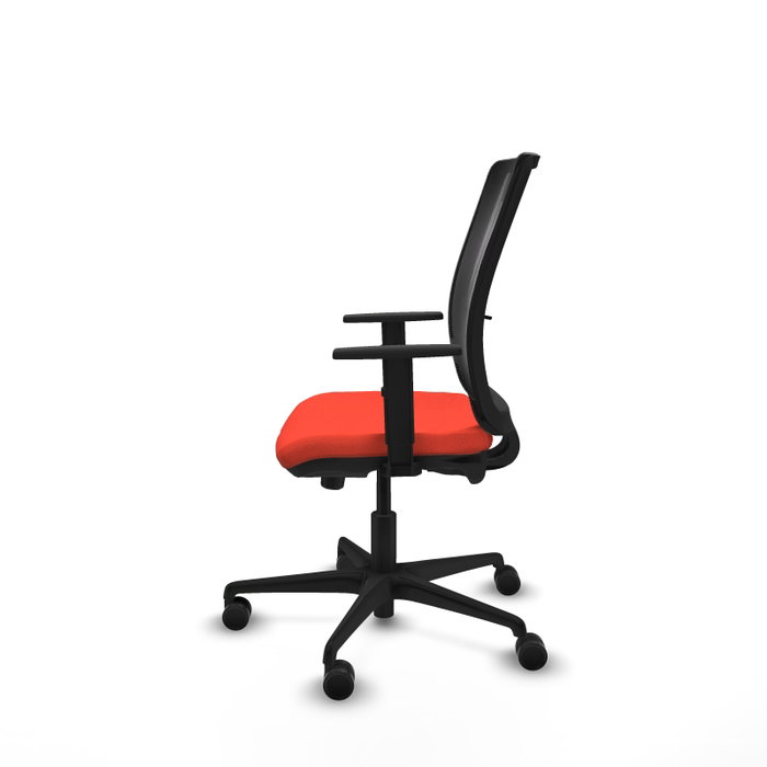 PIQUERAS Y CRESPO Silla de oficina Haches Naranja oscuro y Negro PIQUERAS Y CRESPO Silla de oficina Haches Naranja oscuro y Negro
