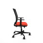 PIQUERAS Y CRESPO Silla de oficina Haches Naranja oscuro y Negro