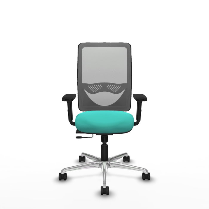 PIQUERAS Y CRESPO Silla de oficina Zulema Turquesa y Gris PIQUERAS Y CRESPO Silla de oficina Zulema Turquesa y Gris