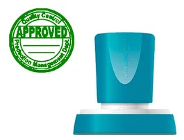X'stamper Sello Quix Personalizable Verde Redondo 38 mm