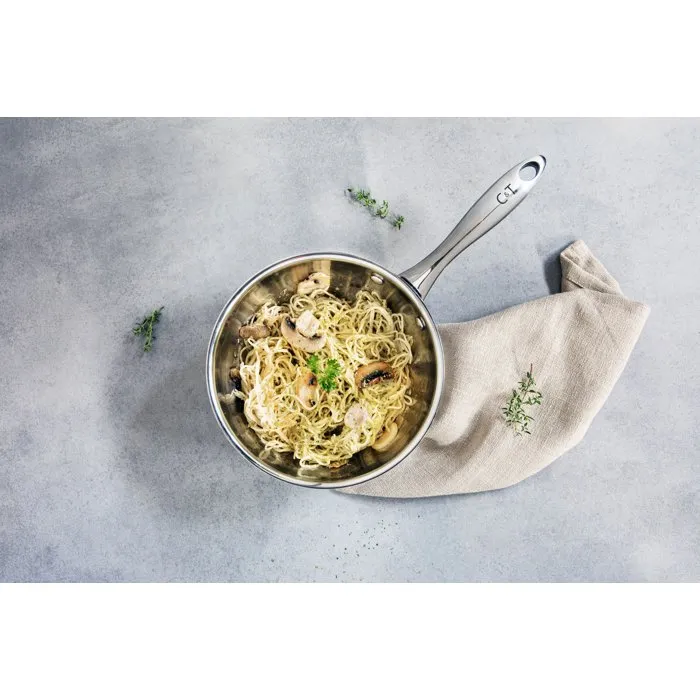 Cosy & Trendy COS5400586934815 Cacerola Acero Inoxidable Ø20 cm 2.7 L Apta Inducción