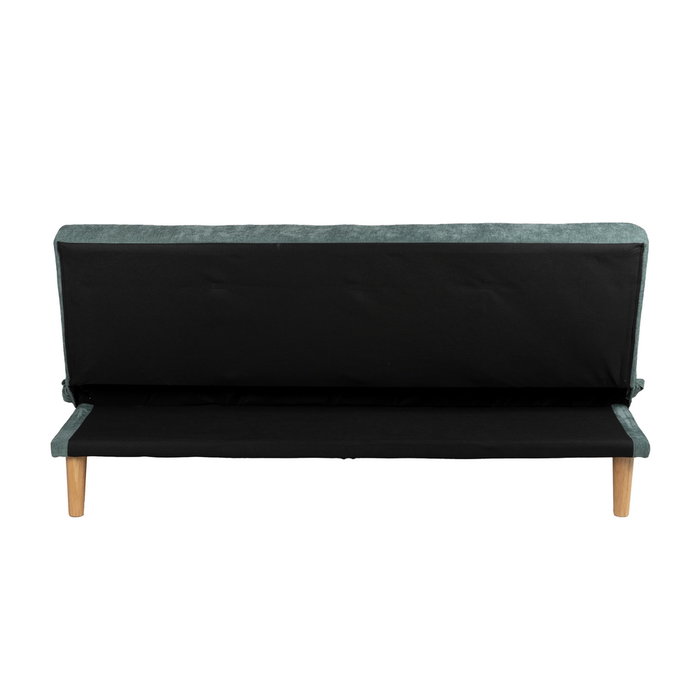 Sofá-Cama Verde Metal-Madera Salón 178 X 94 X 86 cm