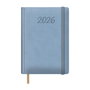 Agenda Anual (2026) Dohe Samba Cosida Tapa Extra Polipiel Con Goma 150X210 D/P Azul Claro