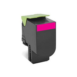 Lexmark 80C2SME Cartucho de tóner Magenta