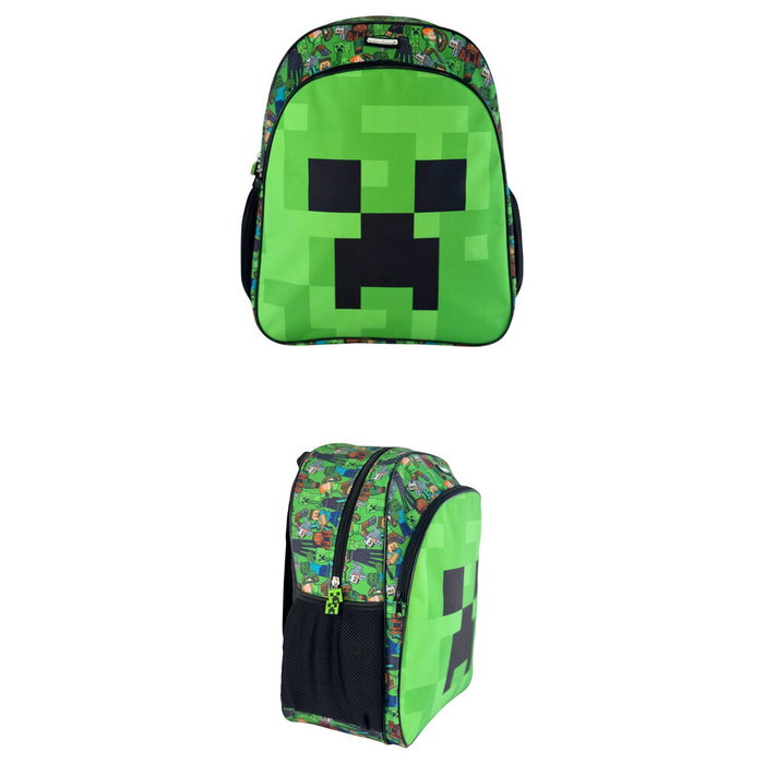 MANENTI Mochila Face Minecraft 40cm MANENTI Mochila Face Minecraft 40cm