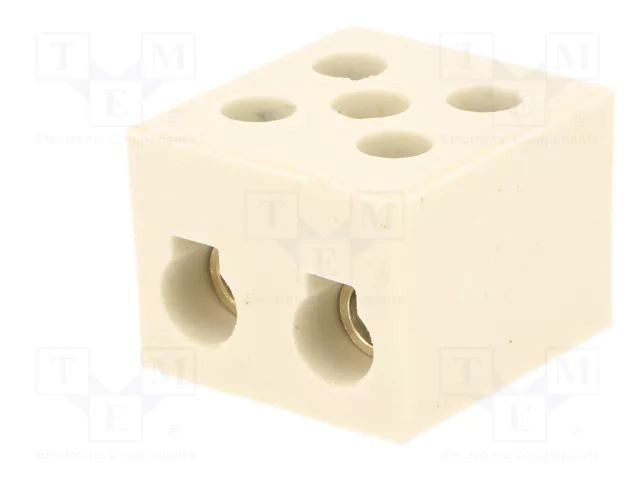 BM GROUP Bloque de bornas de alimentación de 4 polos, 450V, natural BM GROUP Bloque de bornas de alimentación de 4 polos, 450V, natural