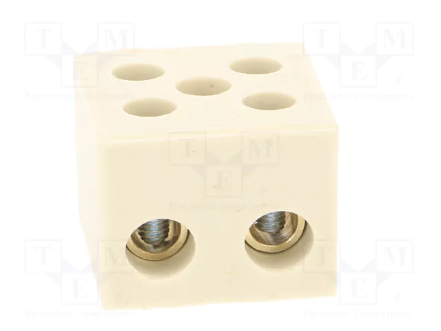 BM GROUP Bloque de bornas de alimentación de 4 polos, 450V, natural BM GROUP Bloque de bornas de alimentación de 4 polos, 450V, natural