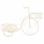Soporte para Maceta Alexandra House Living Blanco Metal Hierro Bicicleta 30 x 61 x 55 cm