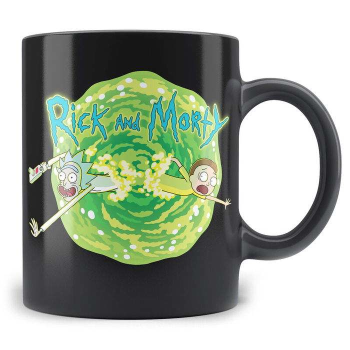 SD TOYS Taza Logo Rick and Morty Cerámica Capacidad 330ml