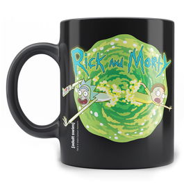 SD TOYS Taza Logo Rick and Morty Cerámica Capacidad 330ml