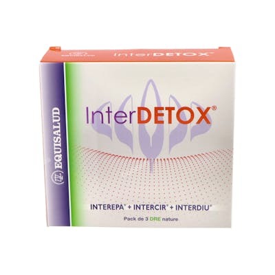 INTERNATURE Pack Interdetox Interepa+Intercir+Interdiu para Activación de Mecanismos de Desintoxicación Funcional INTERNATURE Pack Interdetox Interepa+Intercir+Interdiu para Activación de Mecanismos de Desintoxicación Funcional