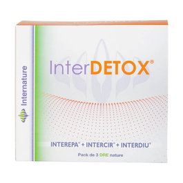 Equisalud InterDetox Interepa + Intercir + Interdiu Complemento Alimenticio Desintoxicante