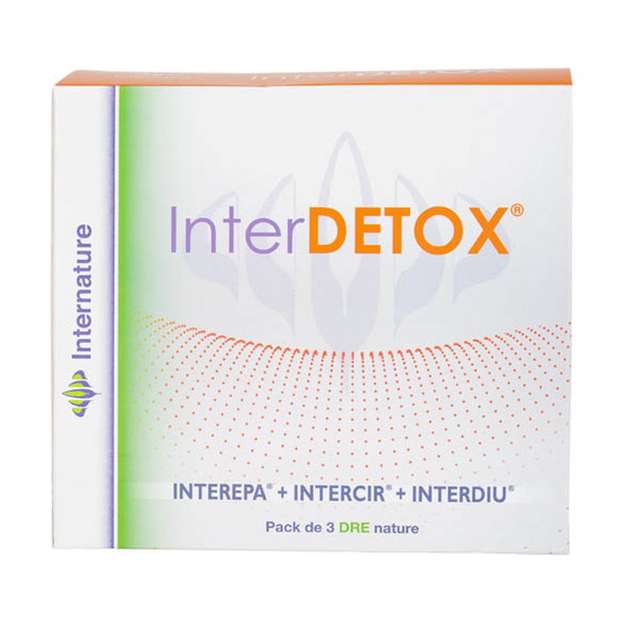 Equisalud InterDetox Interepa + Intercir + Interdiu Complemento Alimenticio Desintoxicante Equisalud InterDetox Interepa + Intercir + Interdiu Complemento Alimenticio Desintoxicante