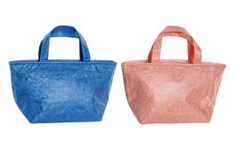 DKD Home Decor Bolsa Termica Naranja Azul 15 x 20 x 35 cm (4 Unidades)