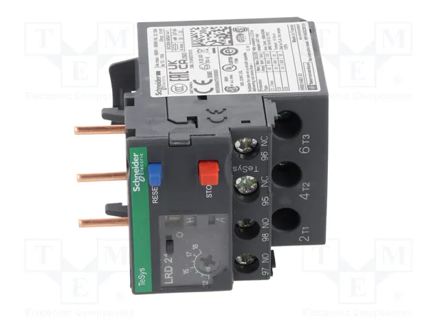 SCHNEIDER ELECTRIC LRD21 Relé térmico TeSys D 12÷18A