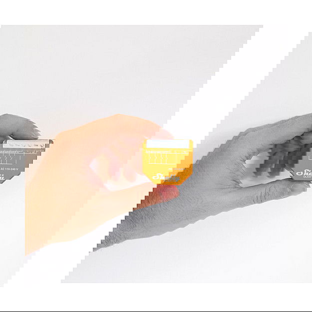 Shelly Wave i4 Relais Z-Wave Szenenaktivierer, Interruptor Inteligente Inalámbrico, Voltaje 110-240V, 16A, Naranja