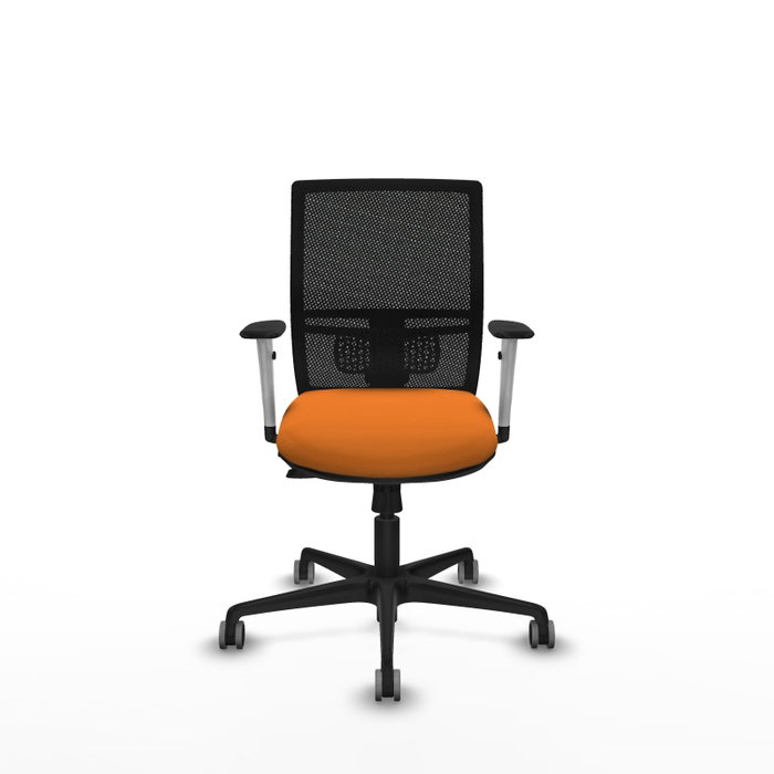 PIQUERAS Y CRESPO Silla de oficina Yunquera Naranja y Negro PIQUERAS Y CRESPO Silla de oficina Yunquera Naranja y Negro