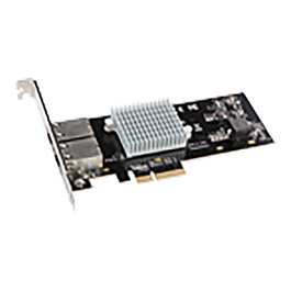 Sonnet Presto 10GBASE-T Tarjeta Ethernet PCIe de 2 Puertos 10GbE LAN 10000 Mbit/s Intel X550 para Servidor Windows Linux